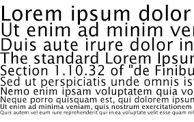 Schriftart Office Type Sans C